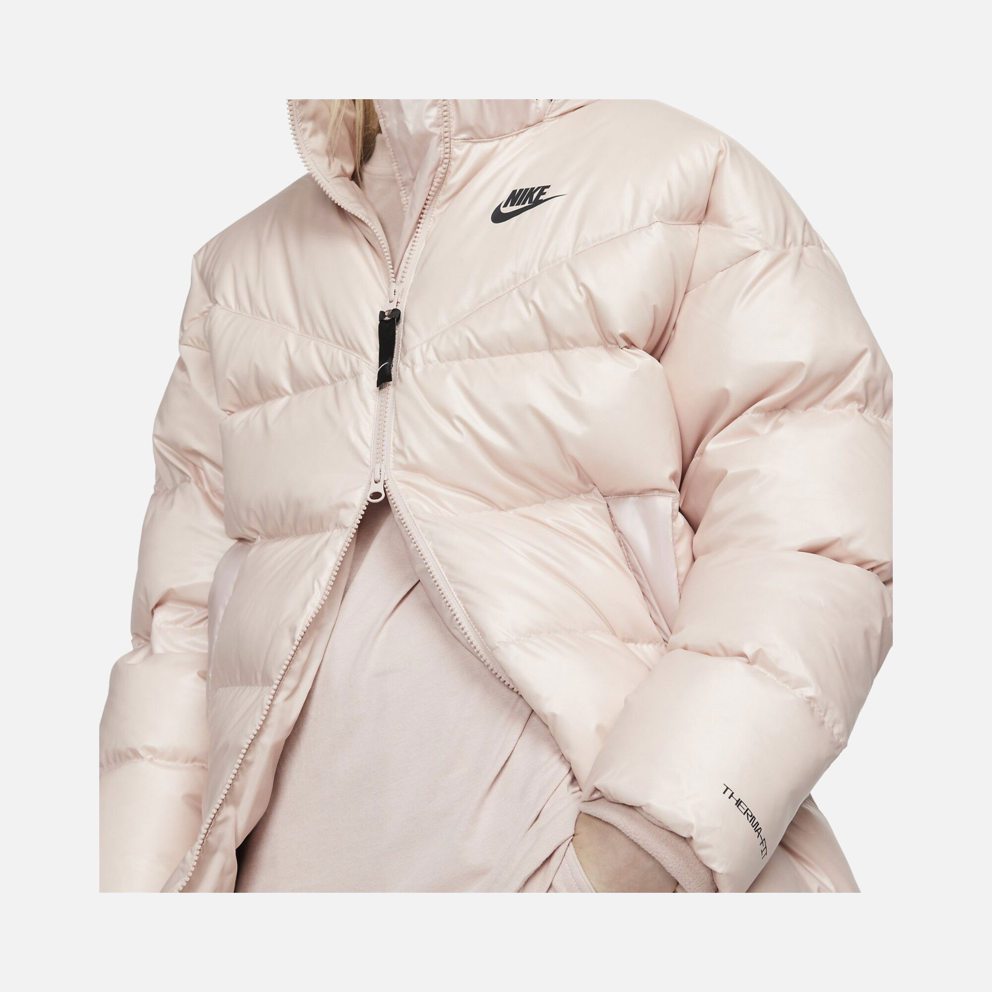 Nike Sportswear Therma-Fit Repel Synthetic-Fill Full-Zip Hoodie Kadın Parka