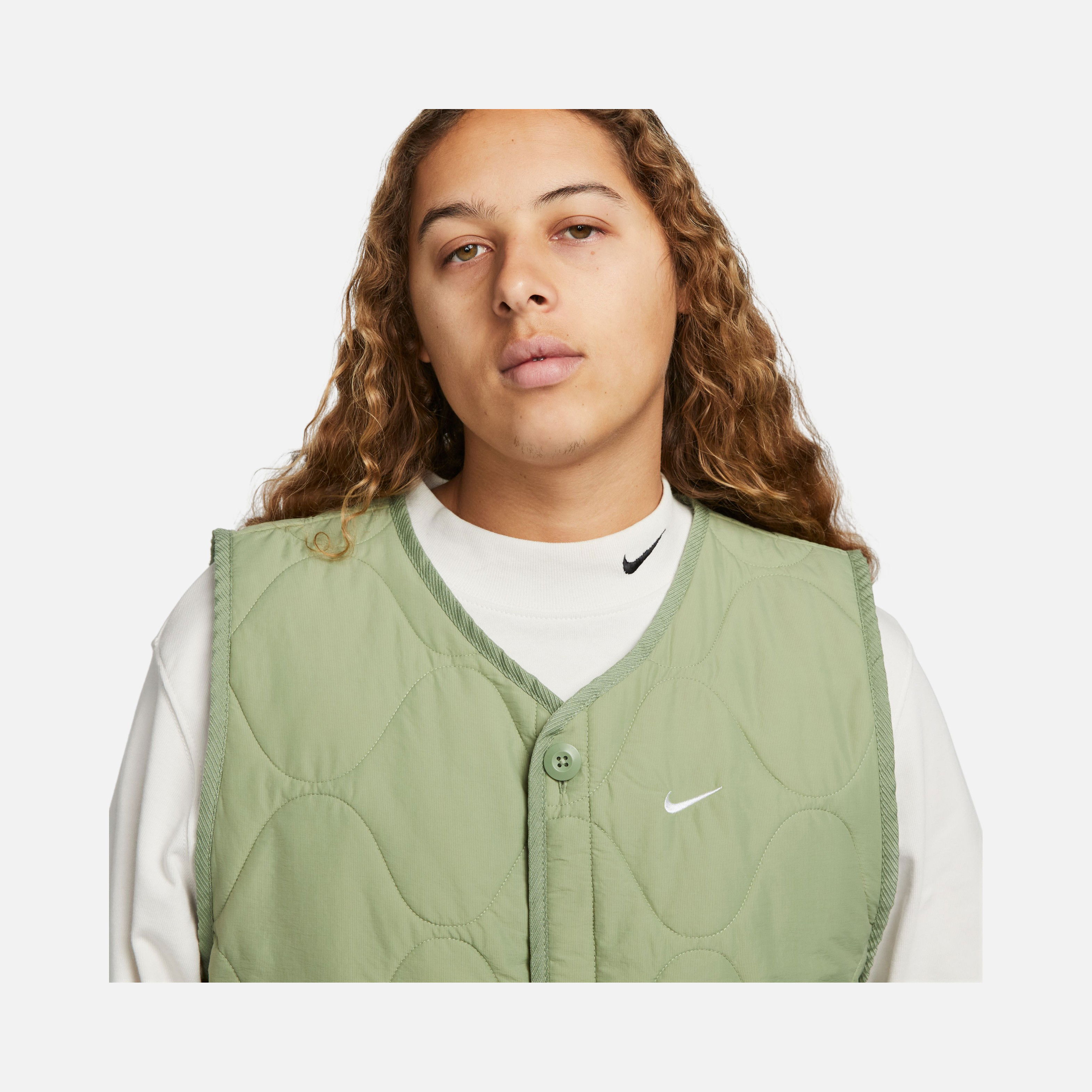 Nike Life Woven Insulated Military Quilted Full Button Erkek Yelek