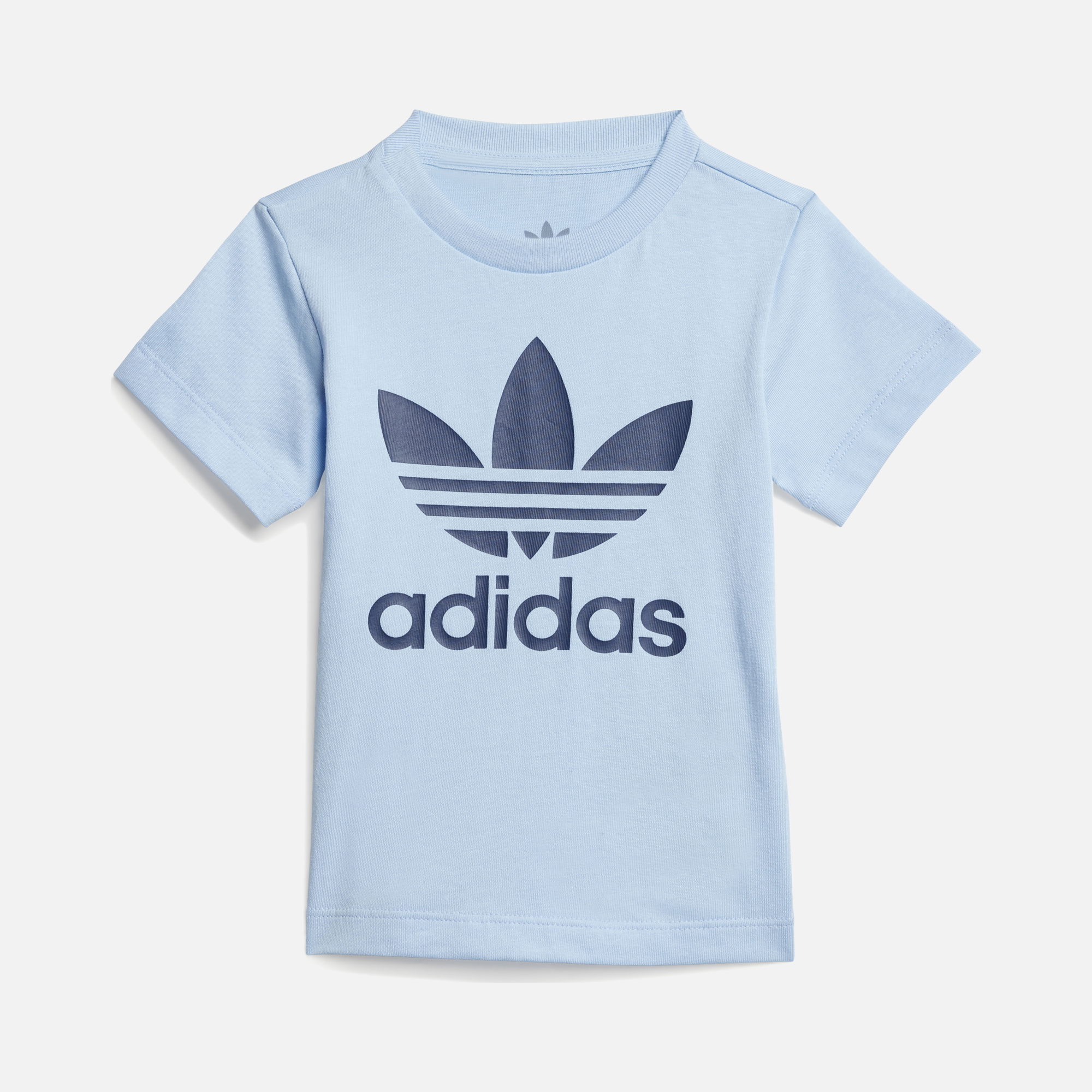 adidas Originals Iconic Trefoil Logo & 3-Stripes Short-Sleeve Tişört&Şort Bebek Takım