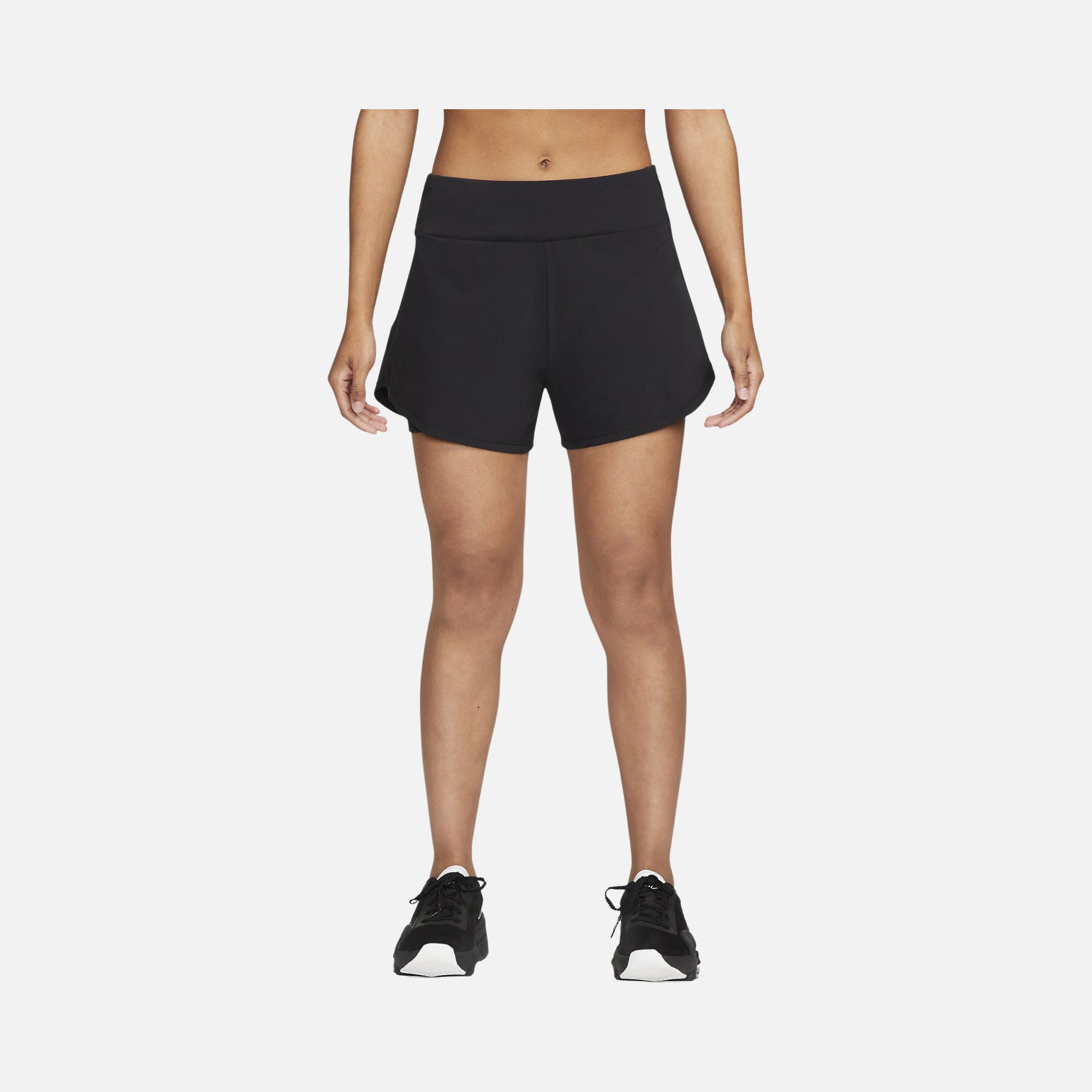 Nike Dri-Fit Bliss Mid-Rise 3" 2-in-1 Training Kadın Şort