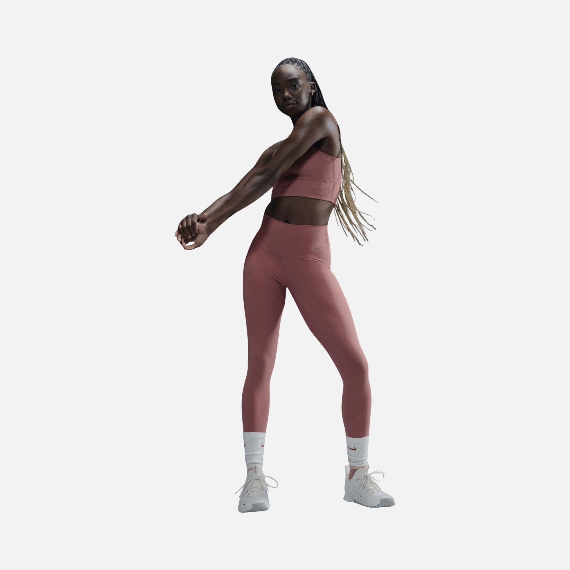 Nike Dri-Fit Zenvy Gentle-Support InfinaSoft High-Waisted 7/8 Training Kadın Tayt