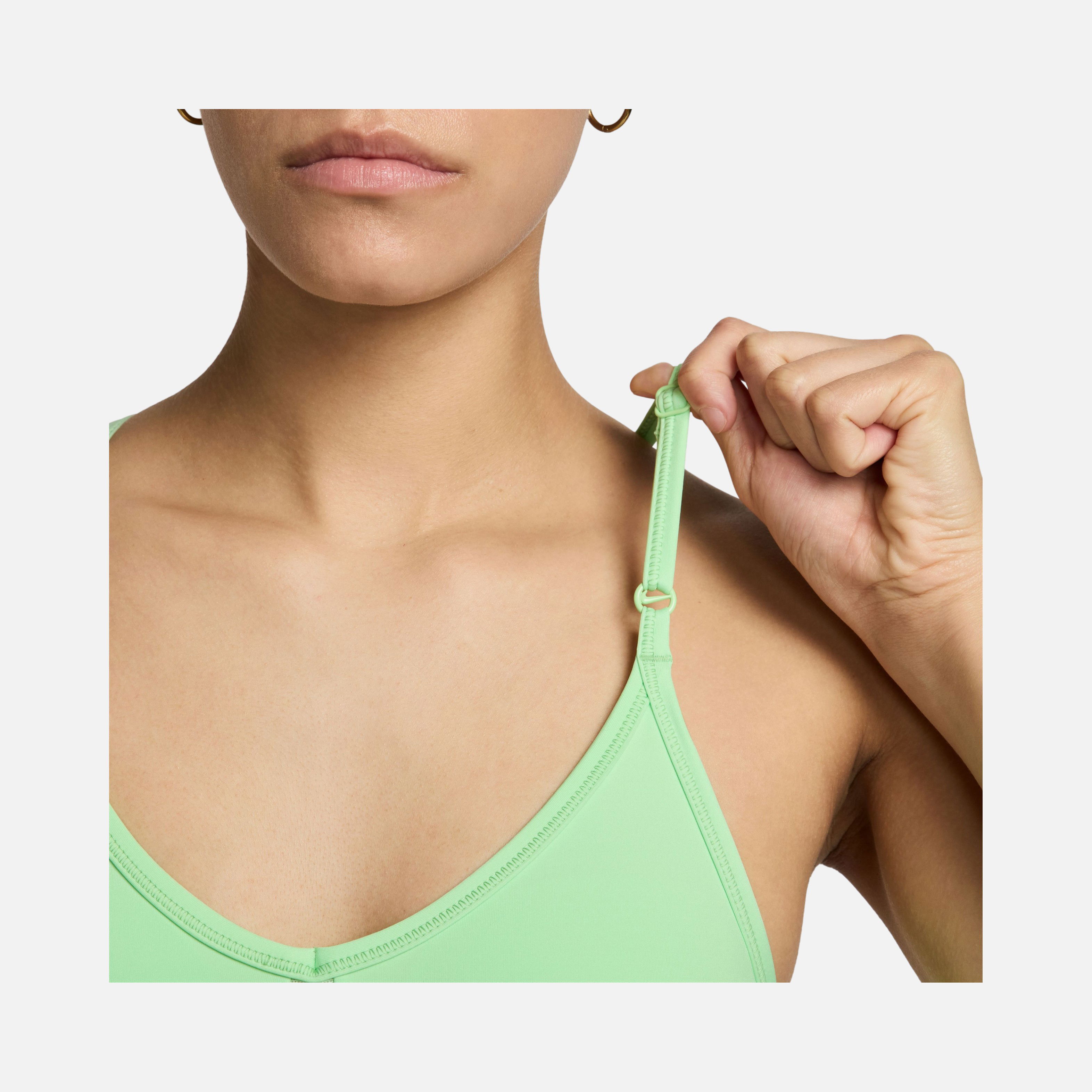 Nike Dri-Fit Indy ''Transparent Swoosh Detail'' Lightly Supported Padded Training Kadın Bra
