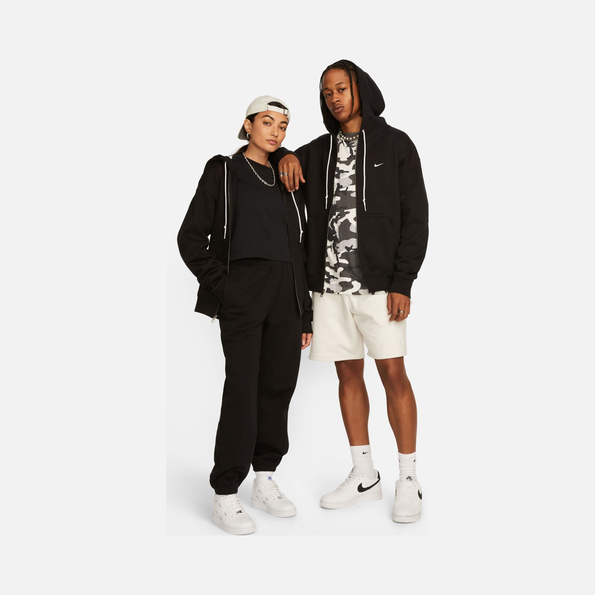 Nike Sportswear Solo Swoosh Full-Zip Hooded Erkek Sweatshirt