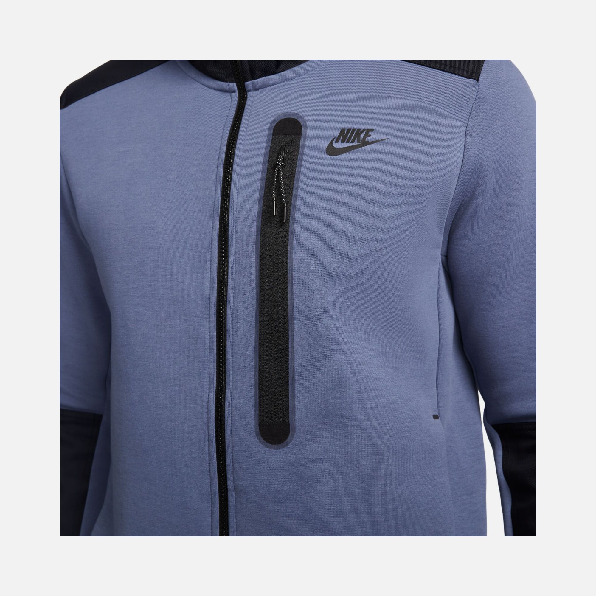 Nike Sportswear Tech Fleece ''Overlay Detail'' Full-Zip Hoodie Erkek Sweatshirt