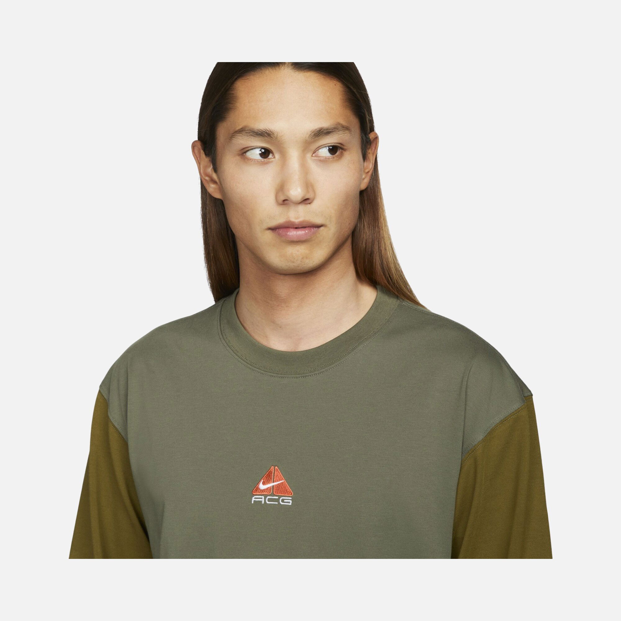 Nike Sportswear ACG Long-Sleeve Colorblock Long-Sleeve Erkek Tişört