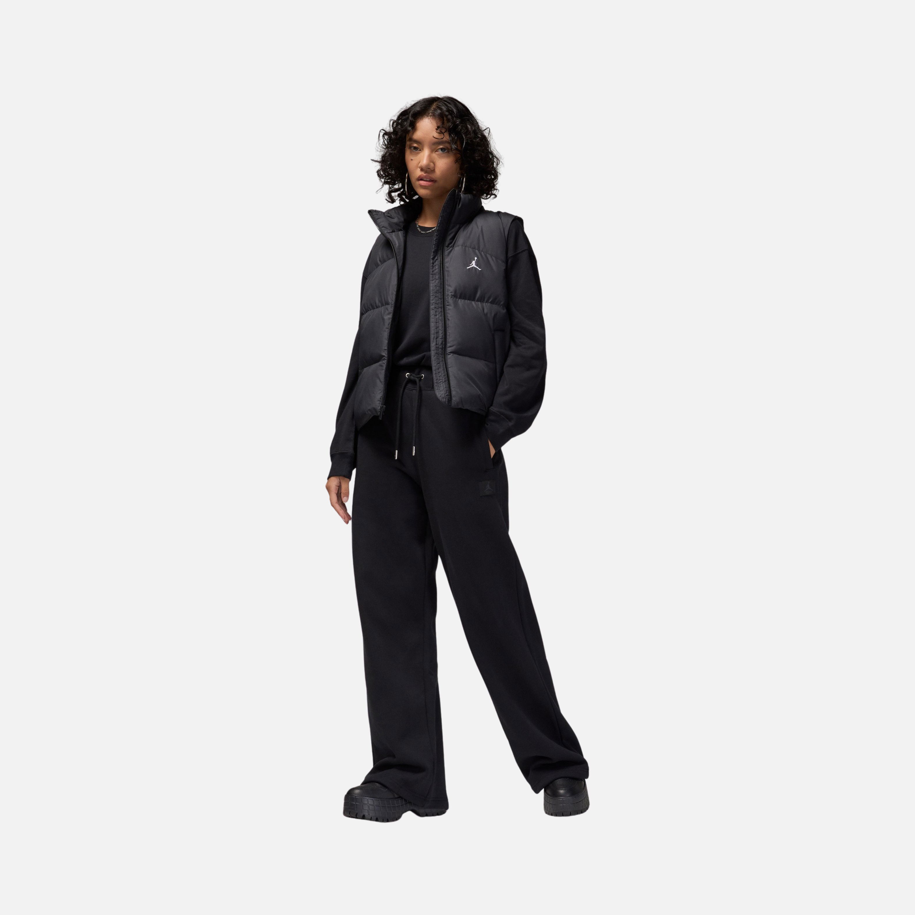 Nike Jordan Flight Fleece Open-Hem Extra Loose Legs Kadın Eşofman Altı