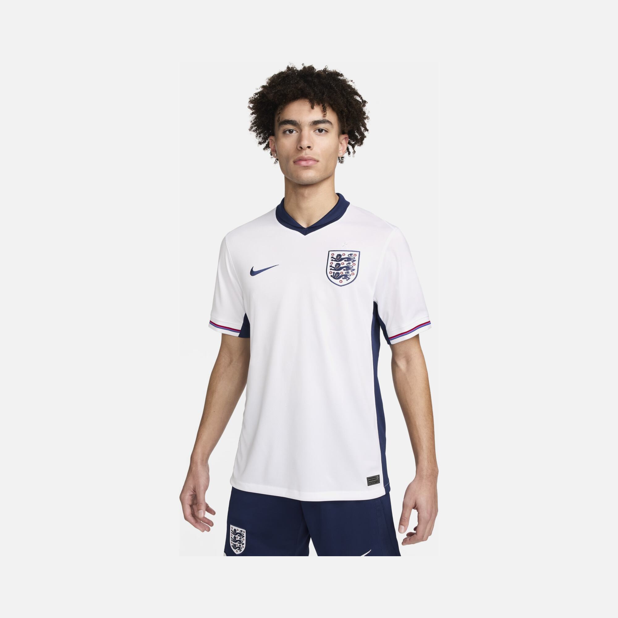 Nike England 2024-2025 Stadyum İç Saha Short-Sleeve Supporter Erkek Forma