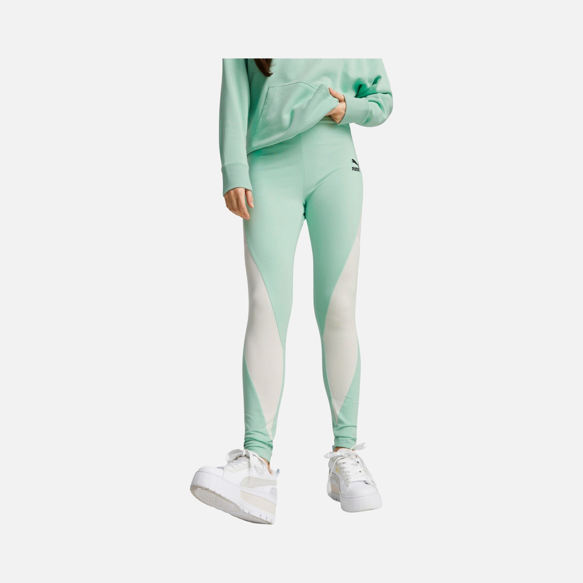 Puma SWxP Colorblock 7/8 Kadın Tayt