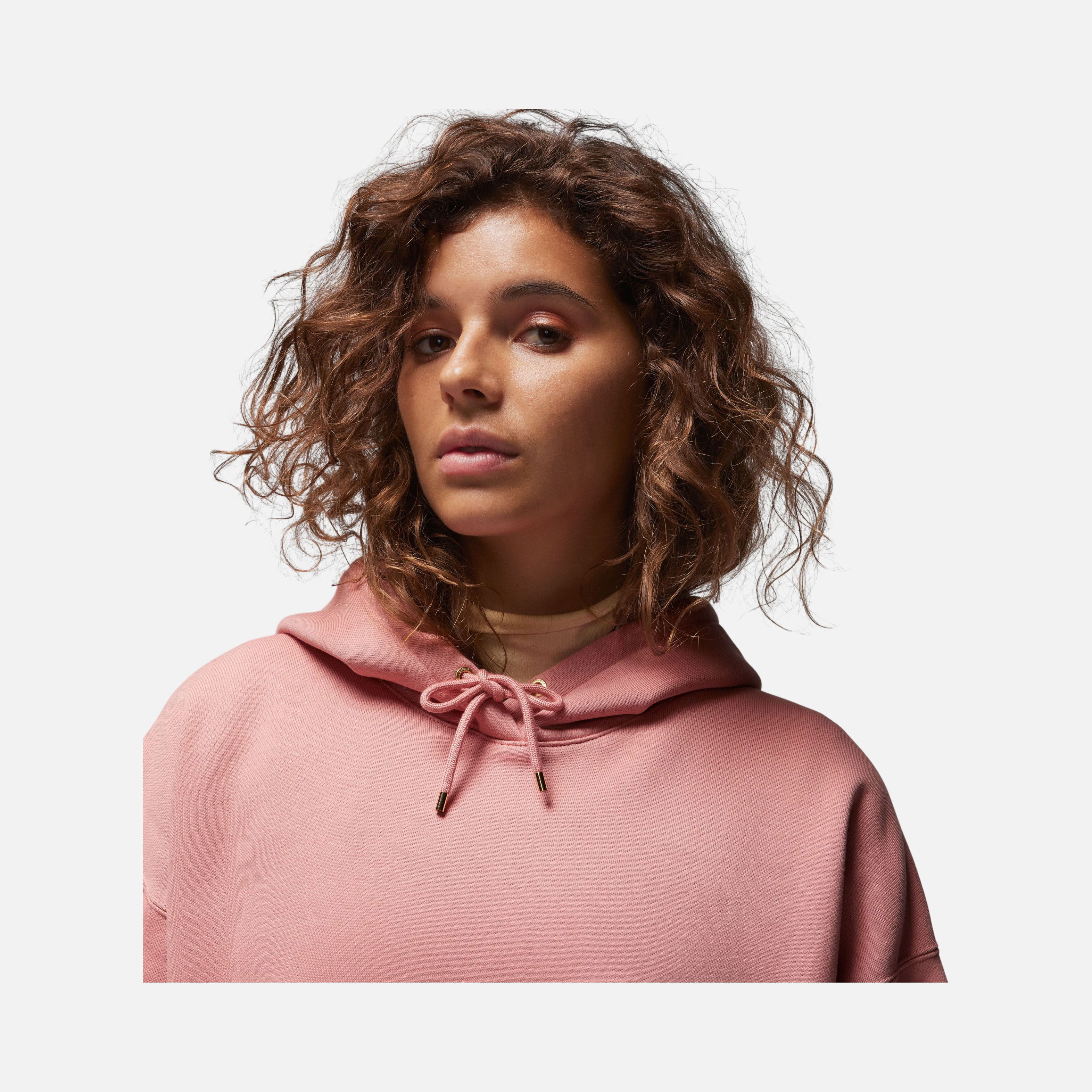 Nike Jordan Flight Fleece Oversized Pullover Hoodie Kadın Sweatshirt