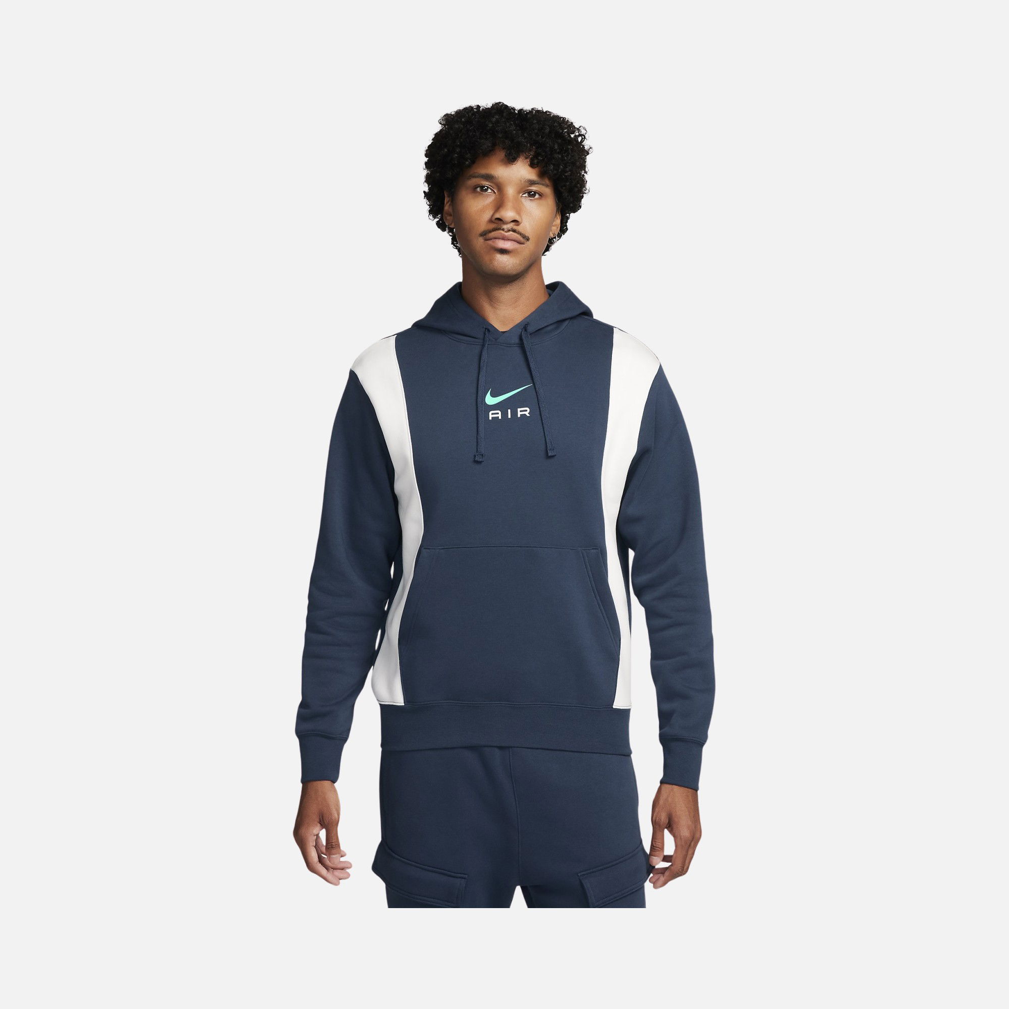 Nike Sportswear Swoosh Air Graphic Fleece Pullover Hoodie Erkek Sweatshirt