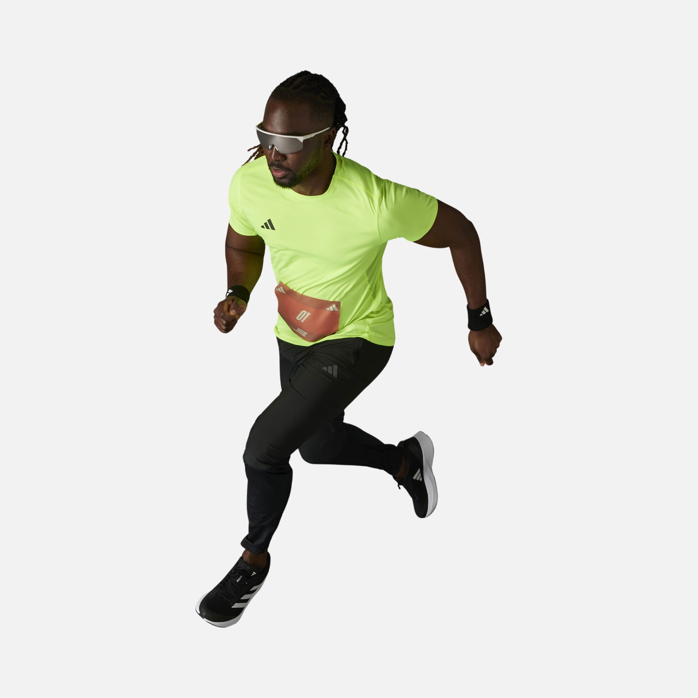 adidas AEROREADY Adizero Zippered Leg Running Erkek Eşofman Altı