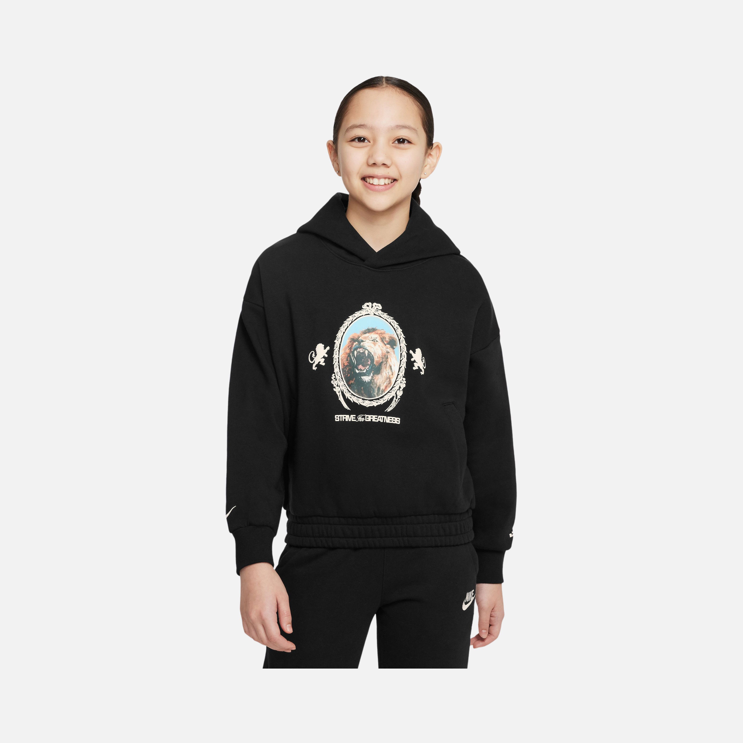 Nike LeBron ''Strive For Greatness'' Basketball Pullover Hoodie Çocuk Sweatshirt