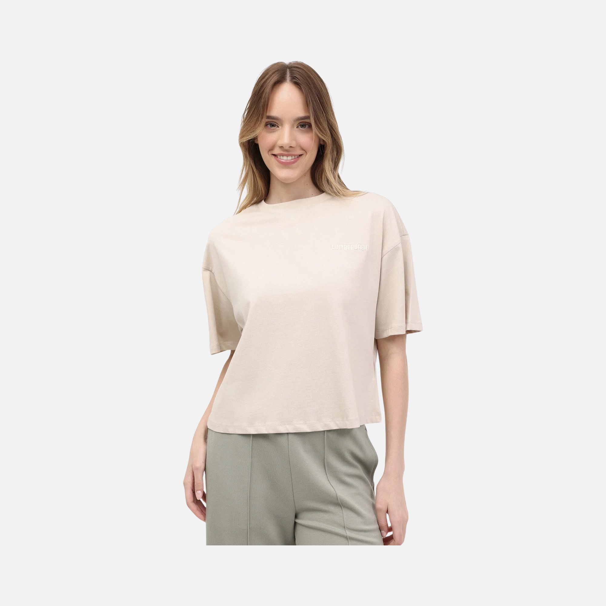 Lumberjack Sportswear Olivia 11 SS102 Short-Sleeve Kadın Tişört