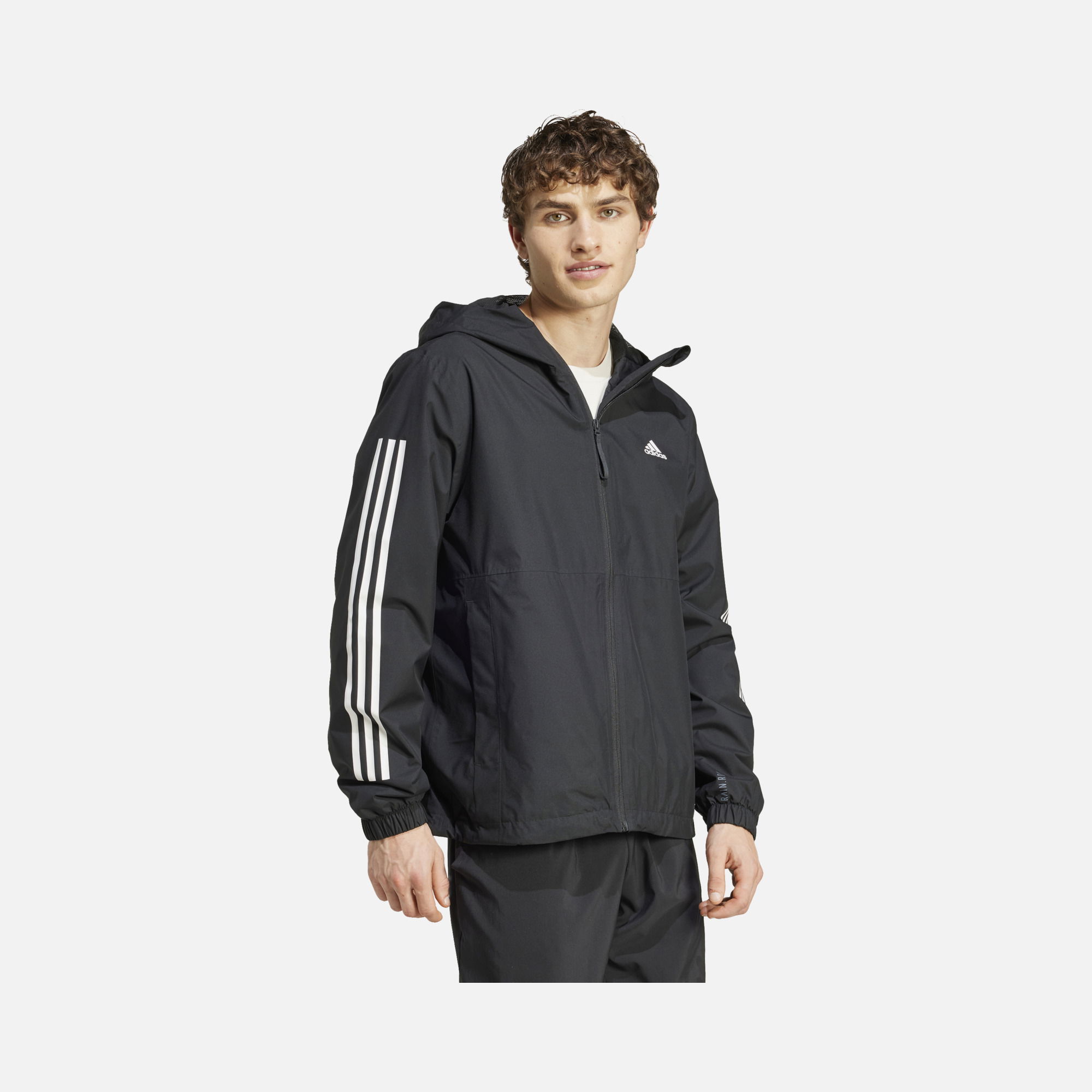 adidas Essential 3-Stripes R.R Hiking Full-Zip Hoodie Erkek Ceket