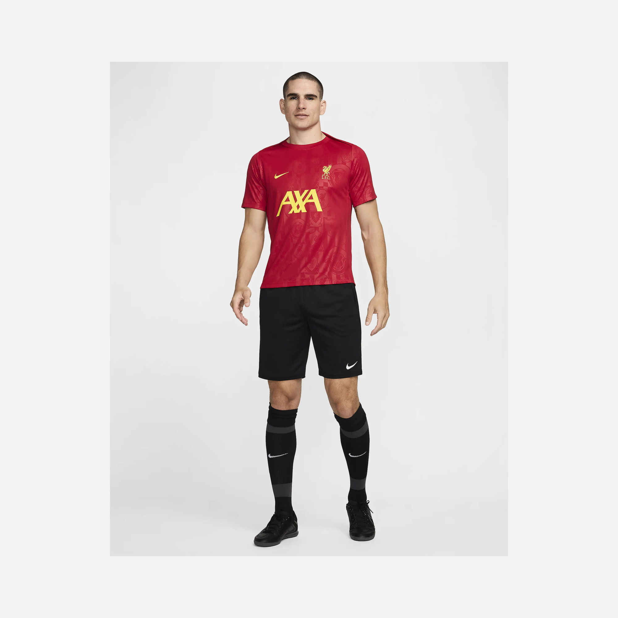 Nike Liverpool F.C. Academy Pro Dri-Fit Football Pre-Match Short-Sleeve Erkek Tişört