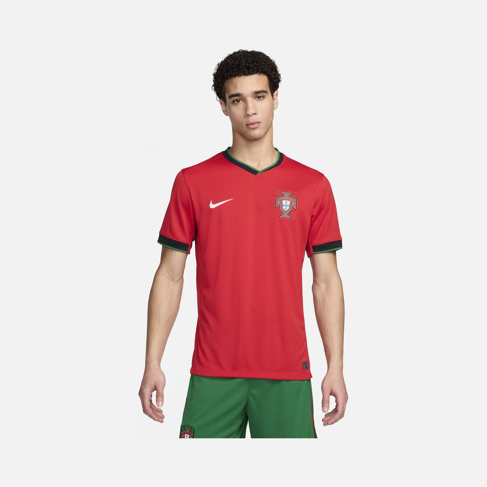 Nike Portugal 2024-2025 Stadyum İç Saha Short-Sleeve Supporter Erkek Forma
