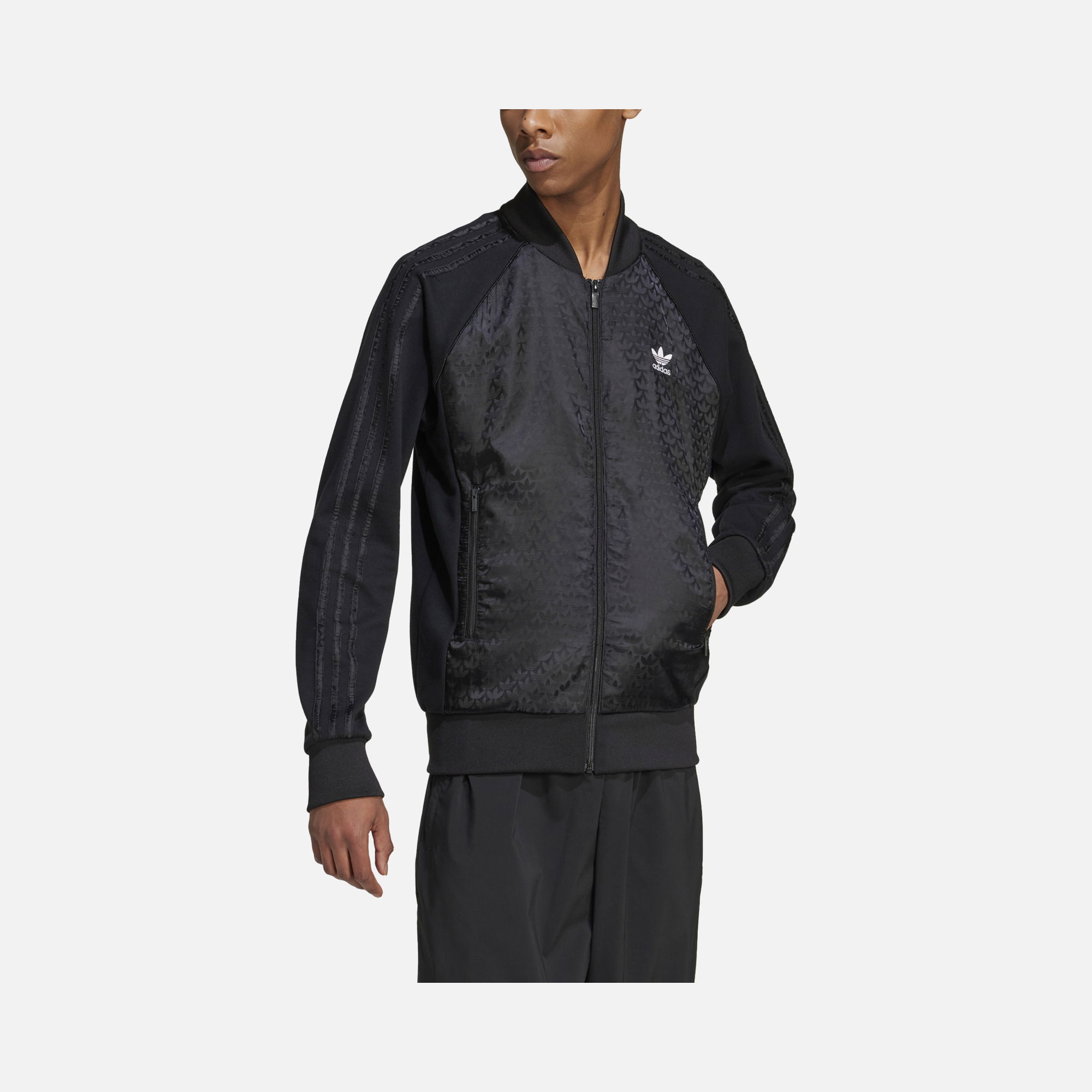 adidas Sportswear Mono Trefoil Graphic Details Full-Zip Erkek Ceket
