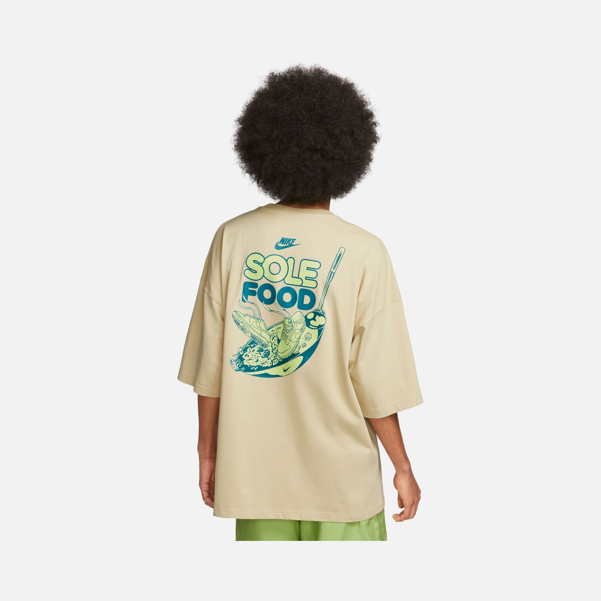 Nike Sportswear Sole Food Graphic Oversized Short-Sleeve Erkek Tişört