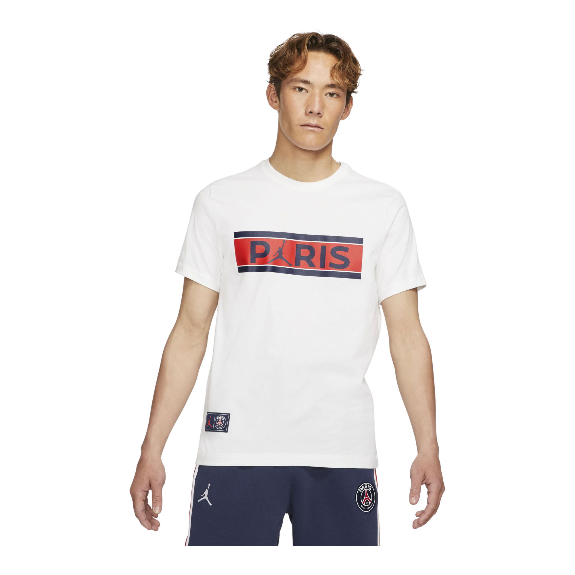 Nike Jordan Paris Saint Germain Wordmark Short-Sleeve Erkek Tişört