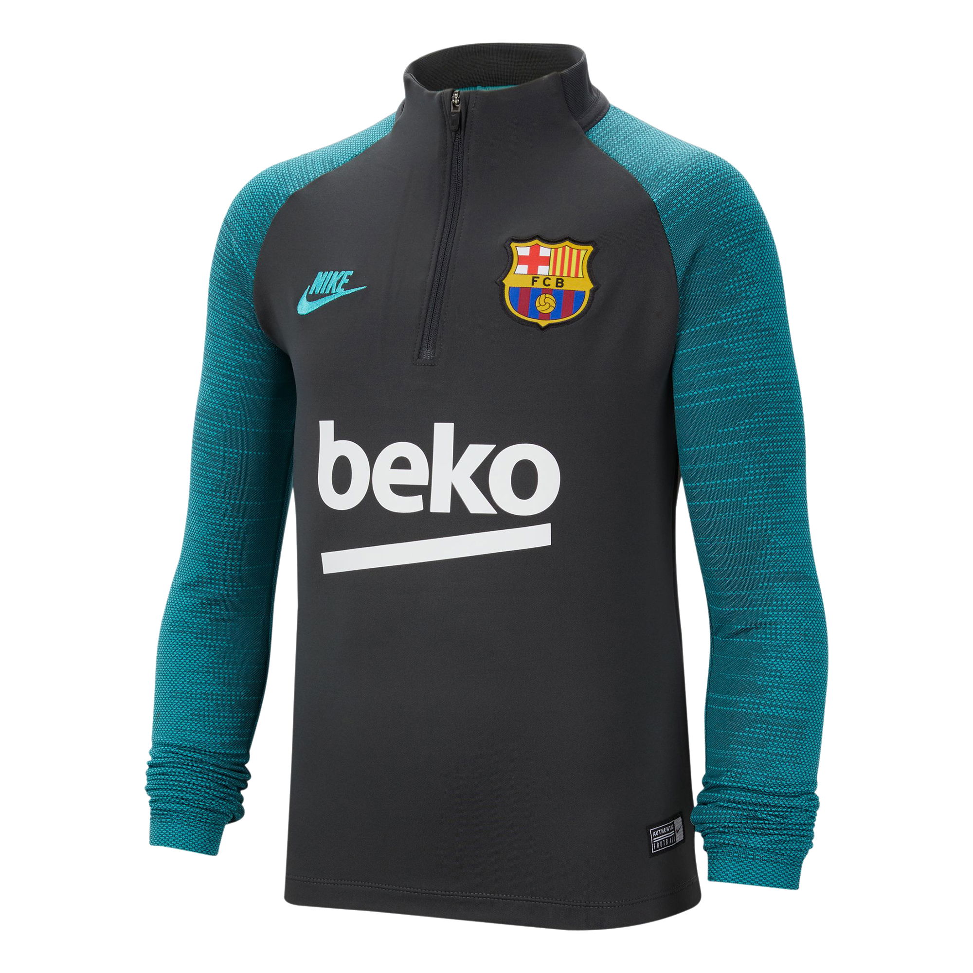 Nike FC Barcelona Strike Long-Sleeve Football Drill Top Çocuk Tişört