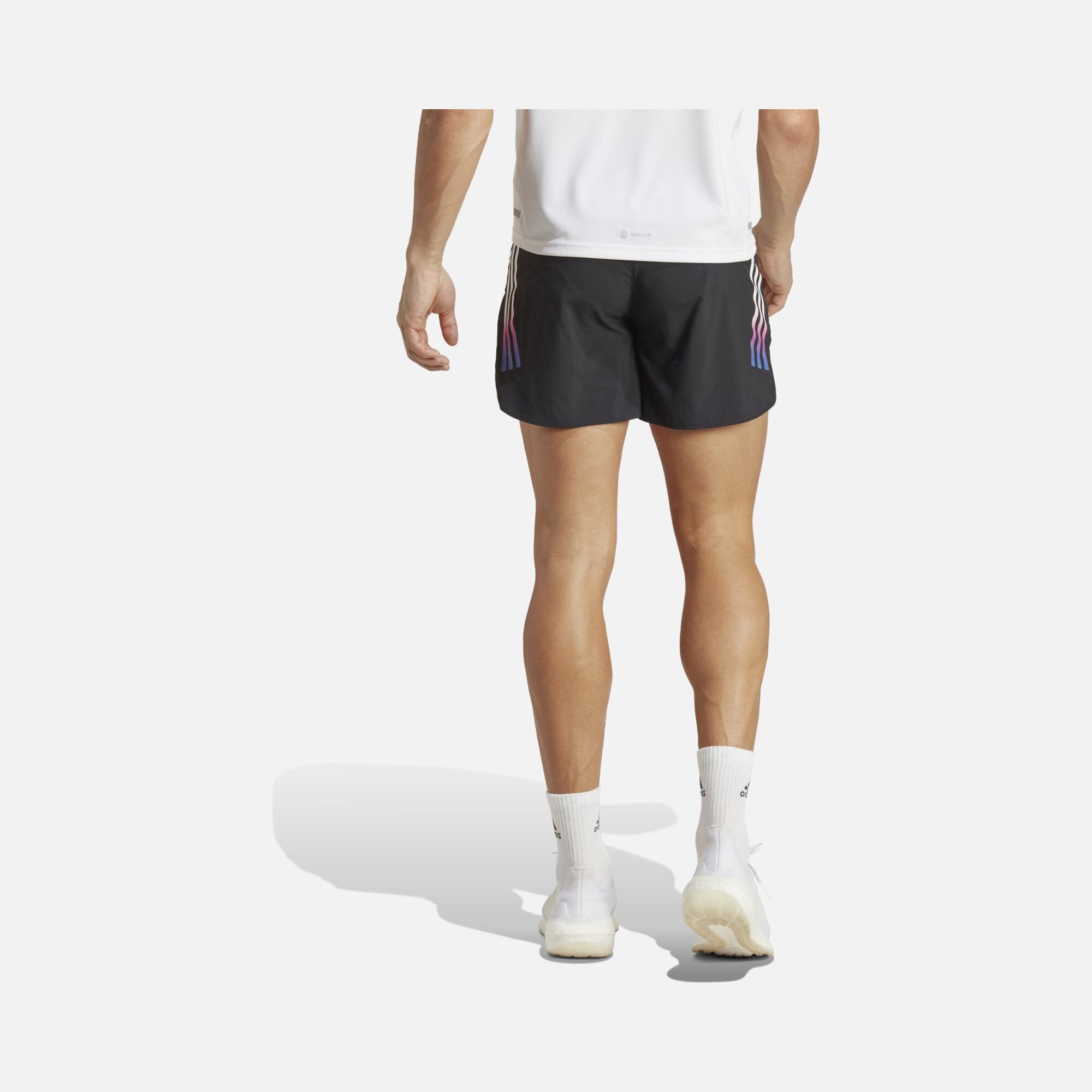 adidas AEROREADY Run Icons 3-Stripes Woven Running Erkek Şort