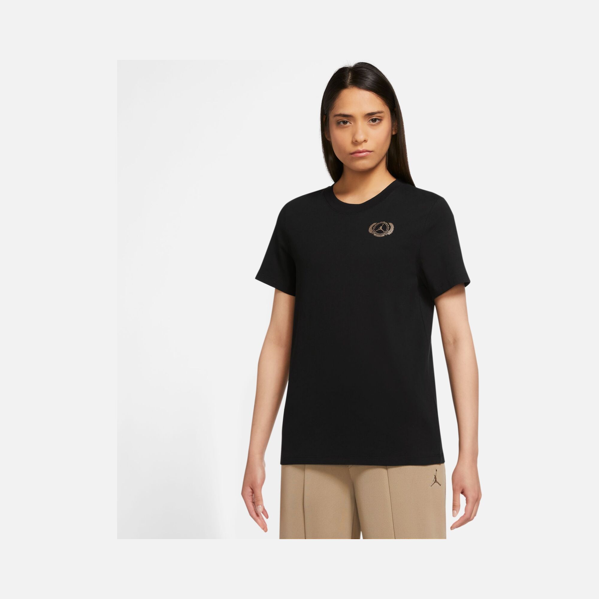 Nike Jordan Flight Plaid Graphic Core Short-Sleeve Kadın Tişört