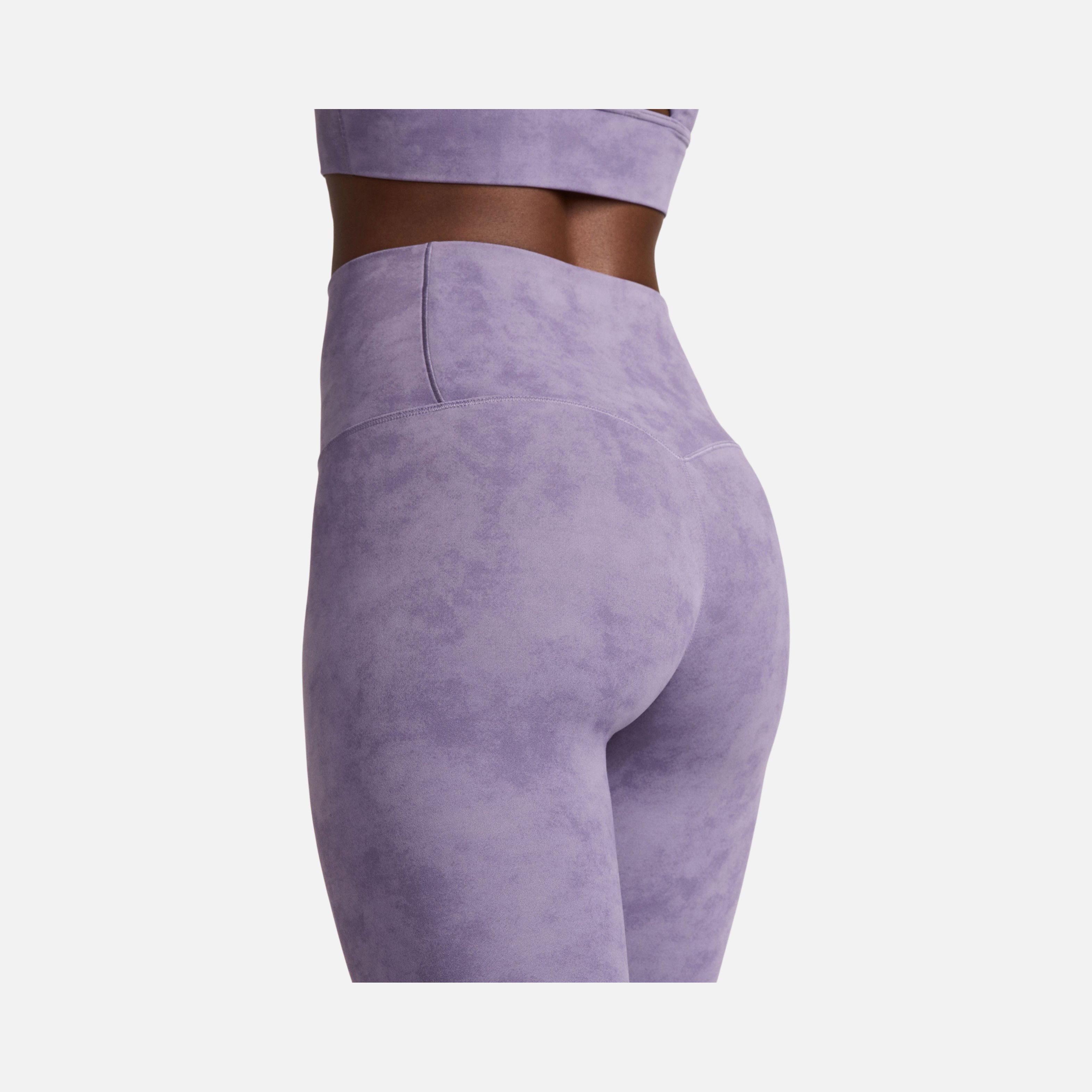 Nike Dri-Fit Zenvy High-Waisted 7/8 Tie-Dye Training Kadın Tayt