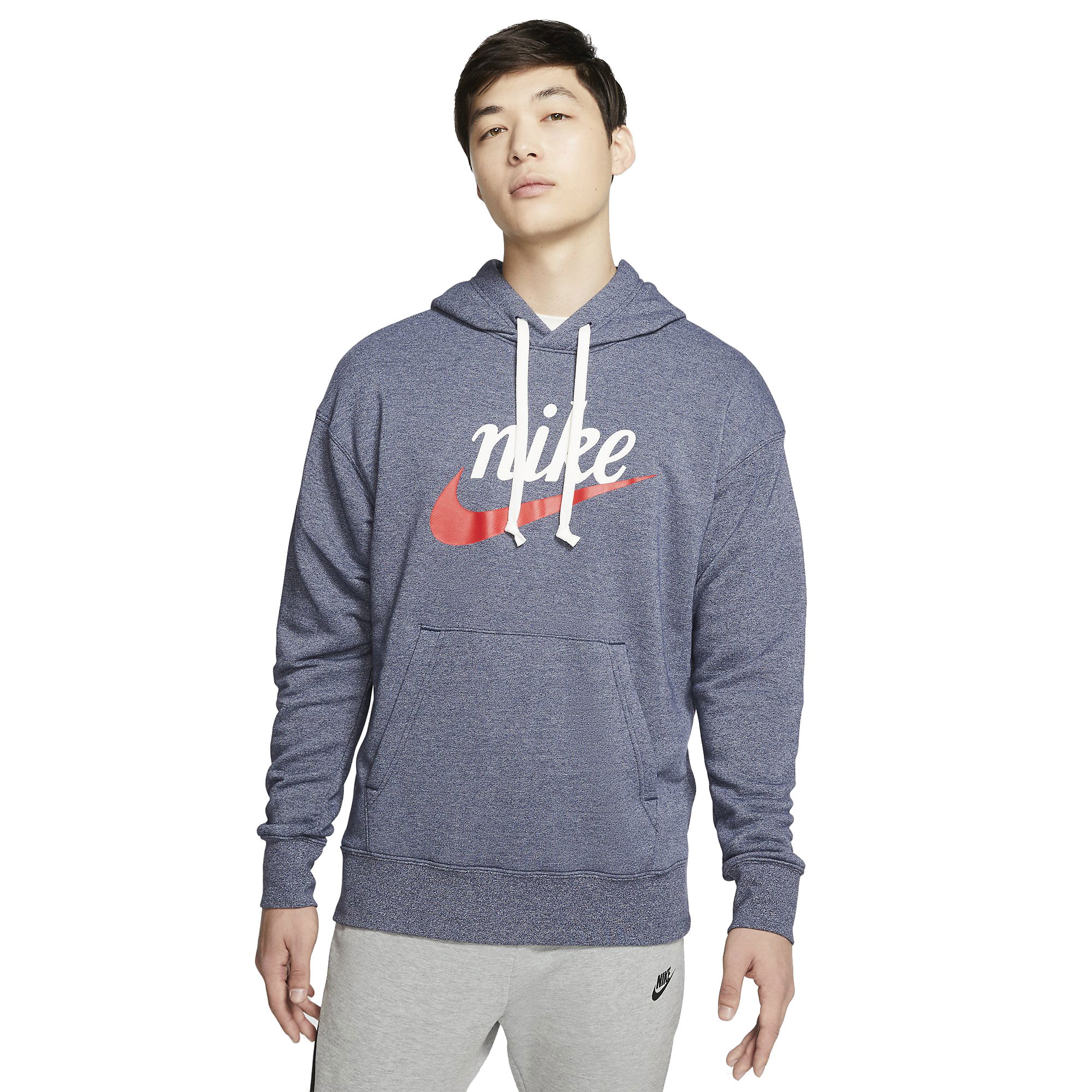 Nike Sportswear Heritage Graphic Pullover Hoodie Erkek Sweatshirt