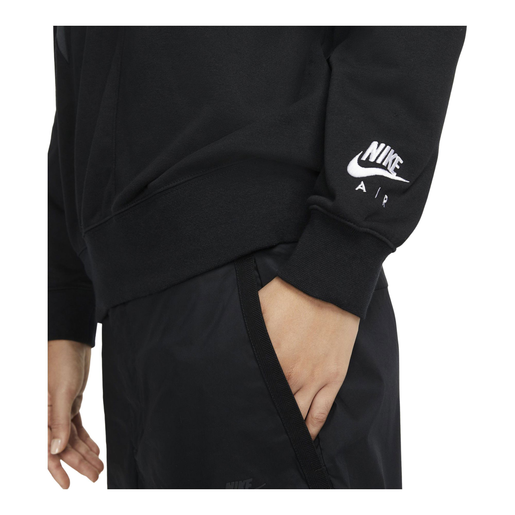 Nike Sportswear Air Fleece Graphic Hoodie (Plus-Size) Kadın Sweatshirt