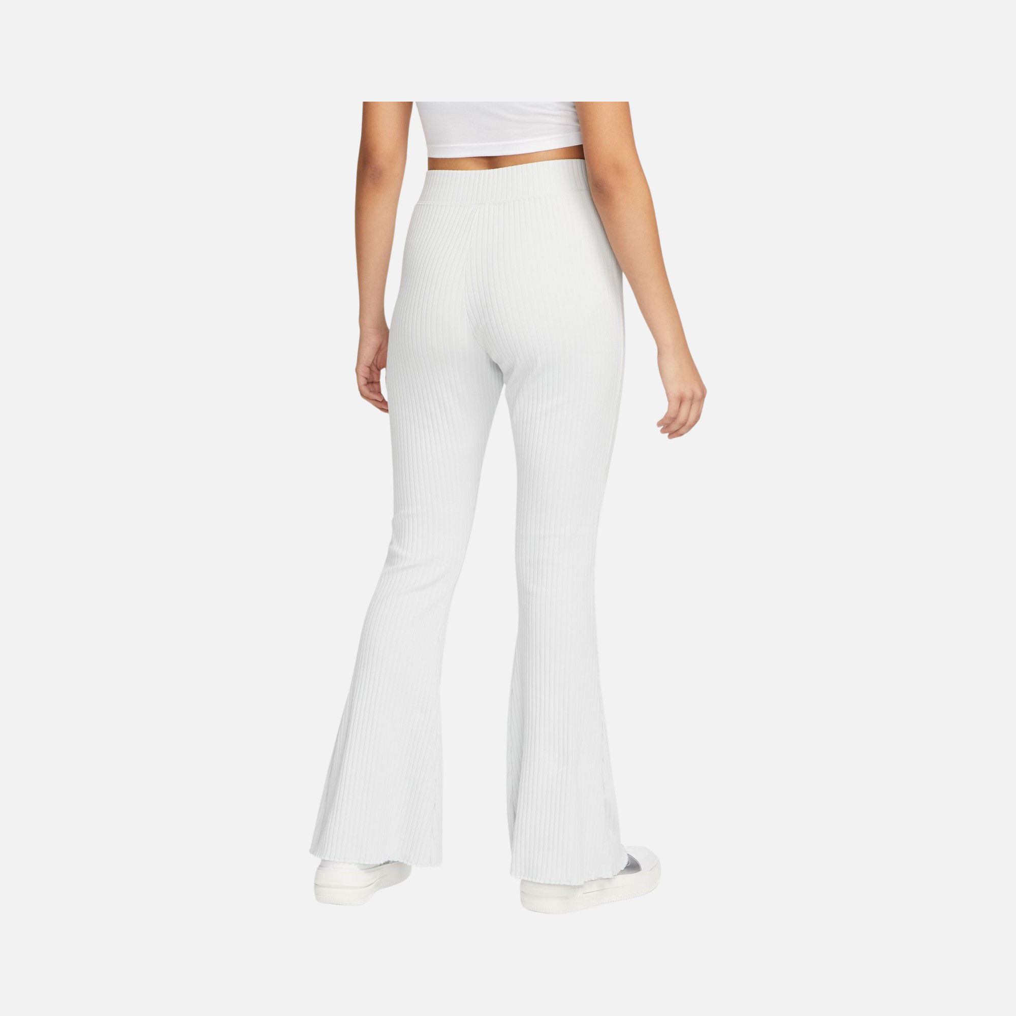 Nike Sportswear High-Waisted Wide Leg Ribbed Kadın Eşofman Altı