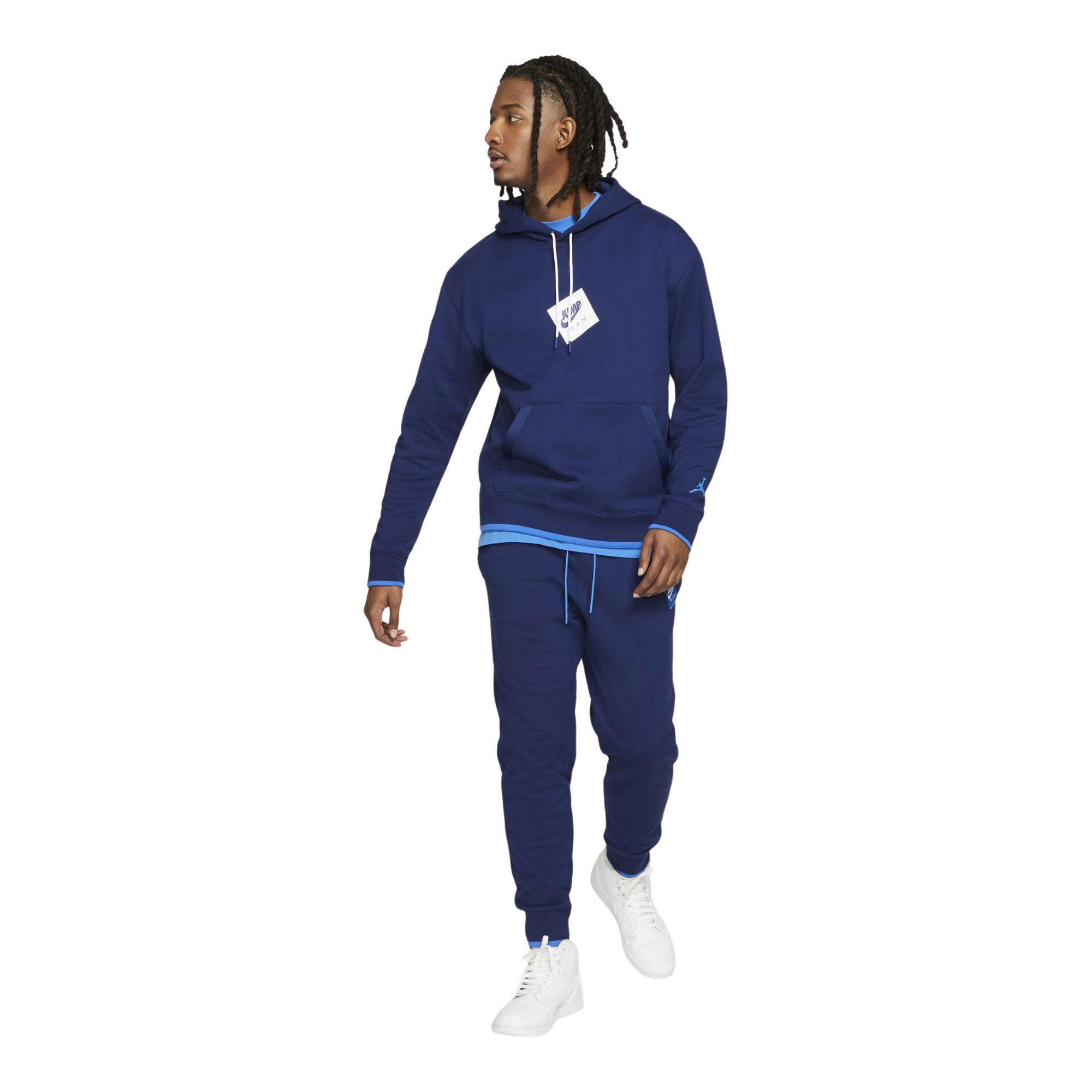 Nike Jordan Jumpman Classics Printed Fleece Hoodie Erkek Sweatshirt