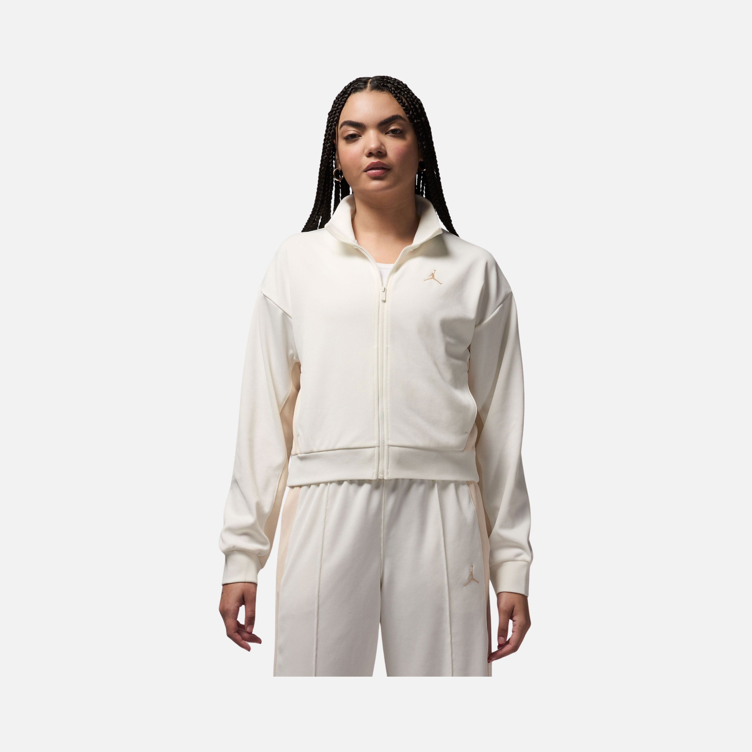 Nike Jordan Knit Colorblock Comfortable Full-Zip Kadın Ceket