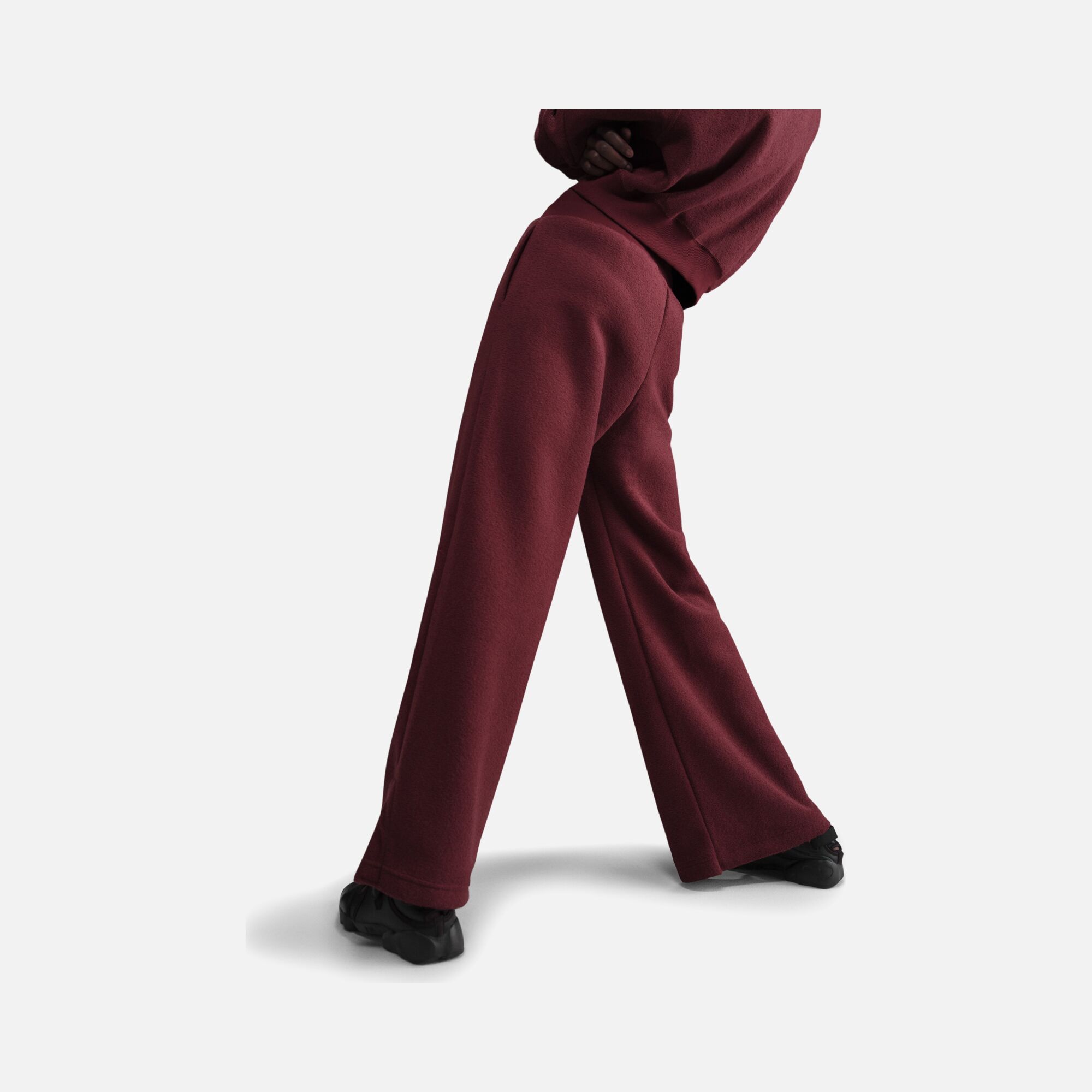 Nike Sportswear Phoenix Plush High-Waisted Wide-Leg Cozy Fleece Kadın Pantolon