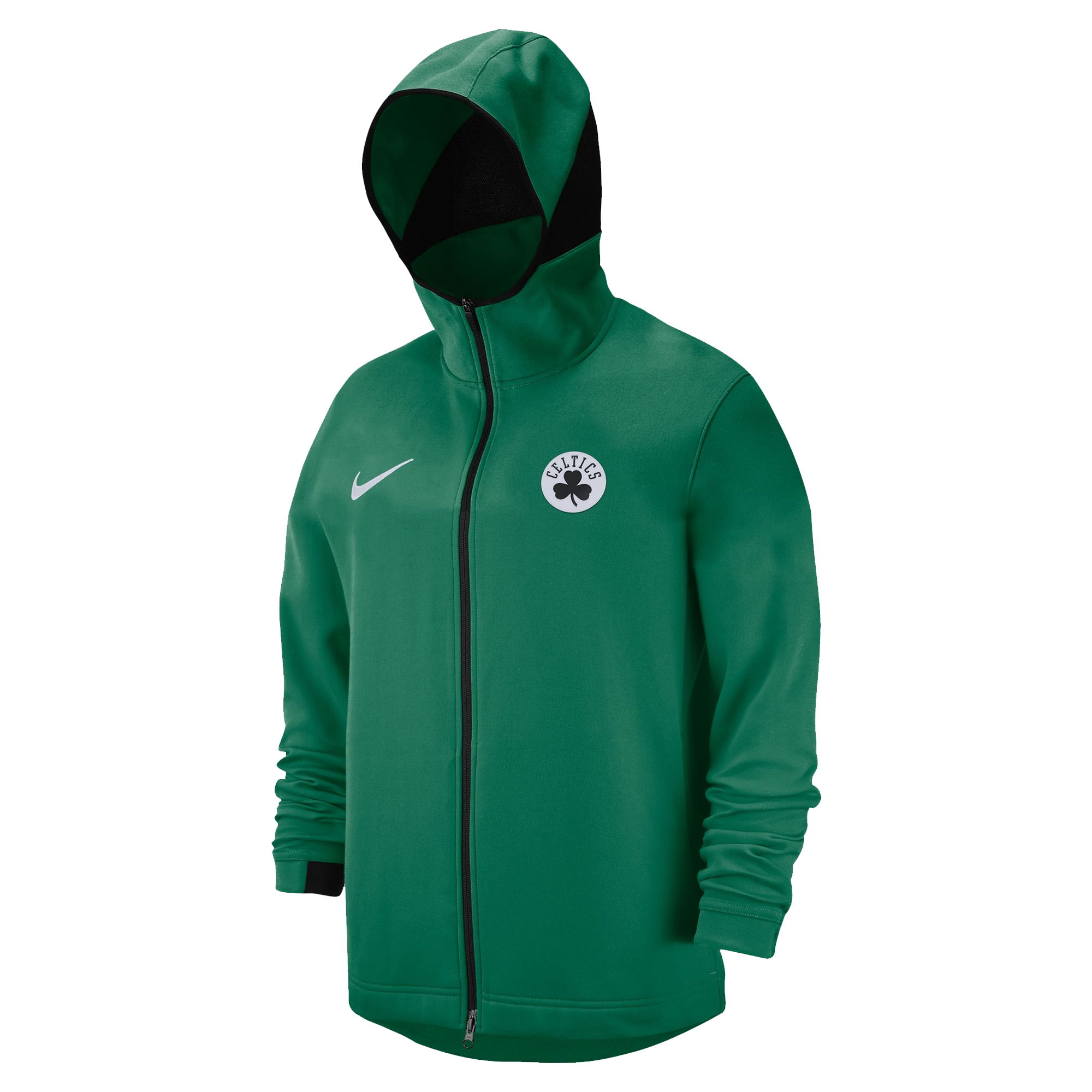 Nike Dri-Fit Boston Celtics Showtime Full Zip Hoodie FW18 Kapüşonlu Erkek Sweatshirt