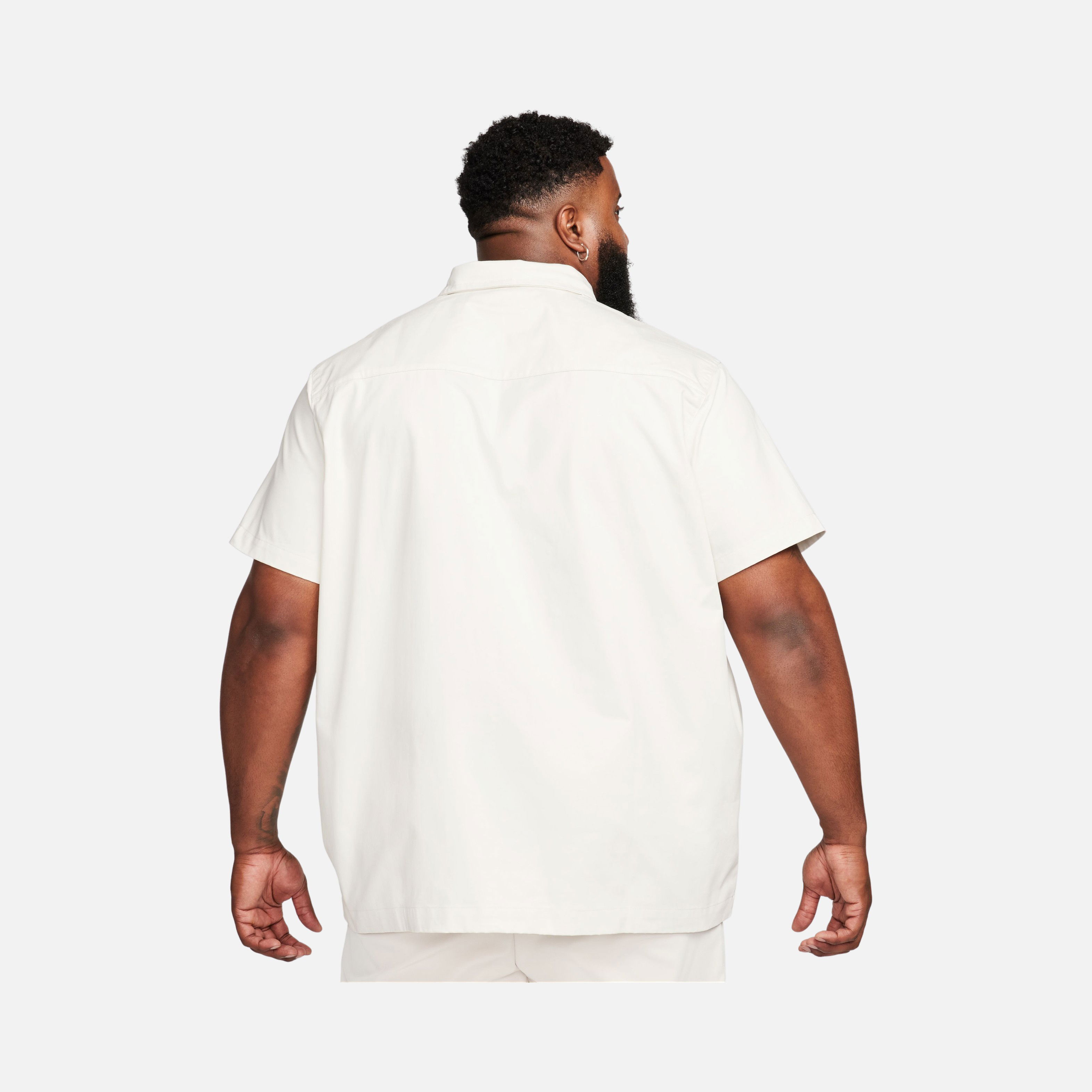 Nike Sportswear Woven Military Button-Down Short-Sleeve Erkek Gömlek