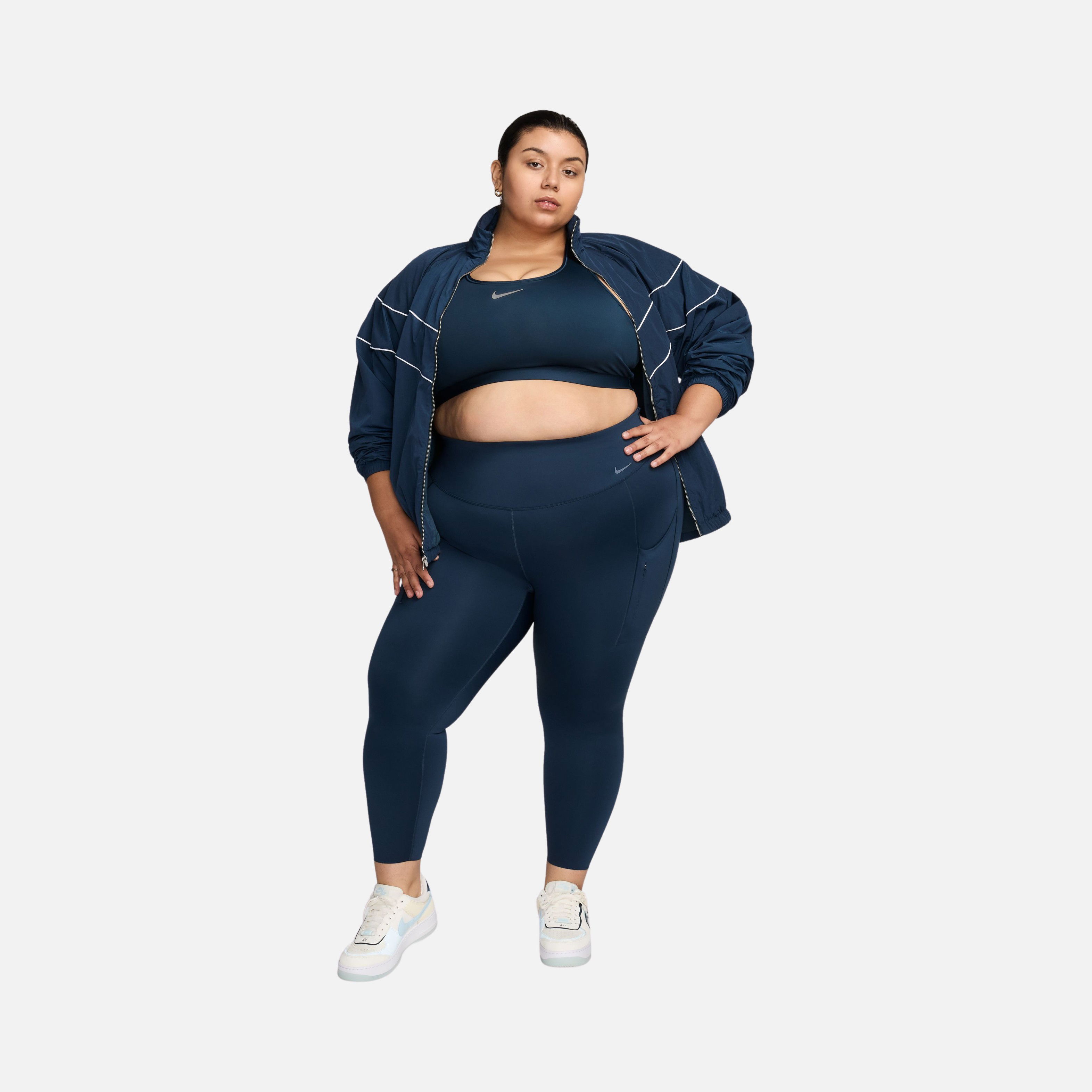 Nike Go Firm-Support High-Waisted 7/8 Training (Plus-Size) Kadın Tayt