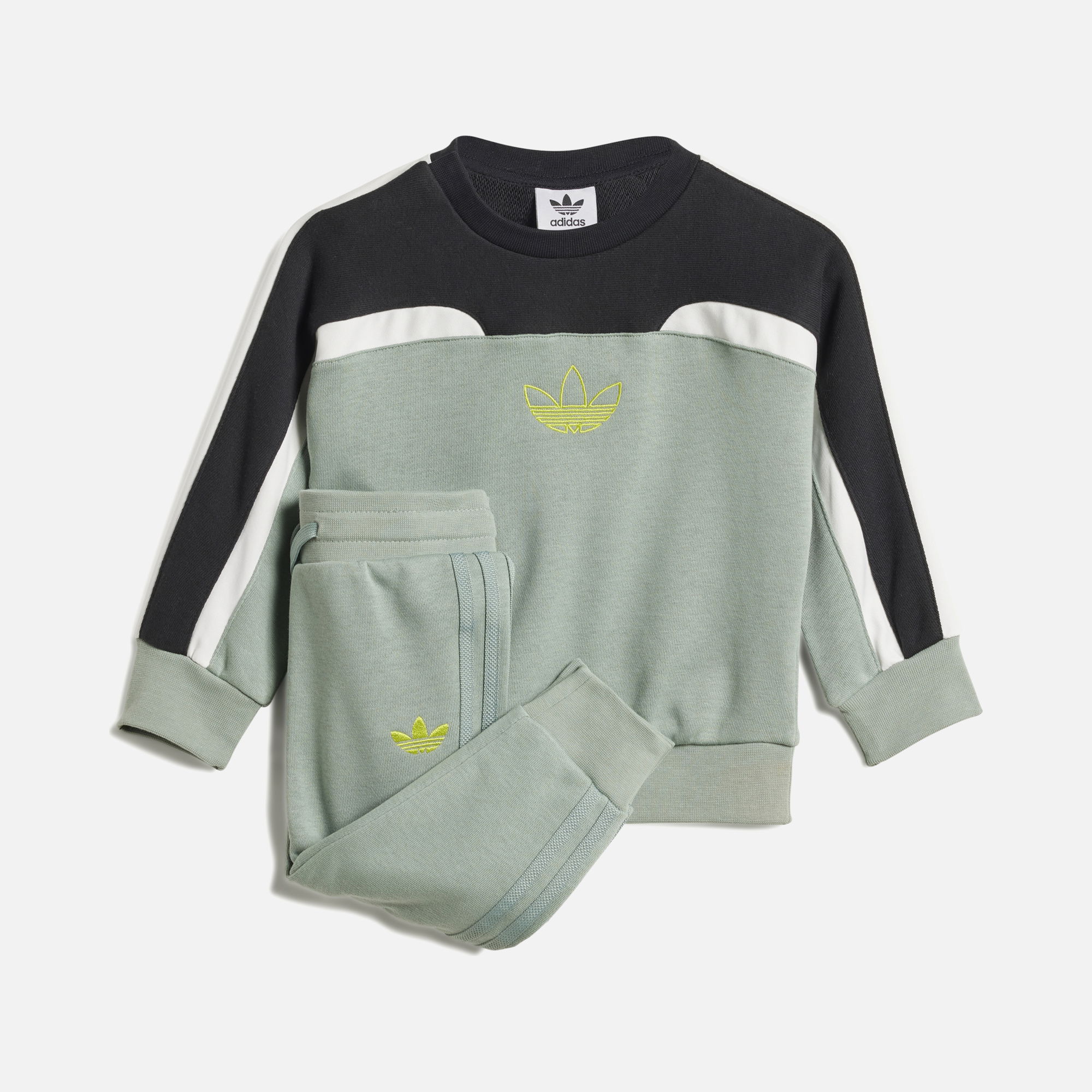 adidas Originals Oversized Loose-Fit Crew French Terry Bebek Eşofman Takımı